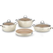 Delixa Korkmaz Mondea 7 Parça Tencere Seti
