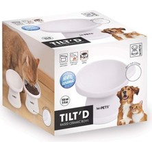Braventa Collection M-Pets Tıltd Seramik Mama Kabı 150ML White