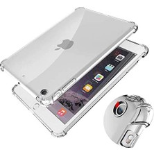 Delixa Spia Apple iPad 10.2 2021 (9.nesil) Kılıf Anti Shock Şeffaf Conny Tablet Silikon Dayanıklı Darbe Kar