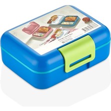 Delixa Vagonlife Beslenme Kutusu Çift Katlı Alt Hazne Iki Bölmeli Yemek Saklama Kabı Çatal Kaşık Bıçak Set