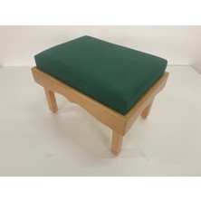 Marangozgiller Ayakları Katlanabilir Yeşil Premium Tabure