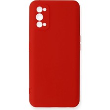 Alem Realme 7 Pro Kılıf Nano Içi Kadife Silikon - Kırmızı