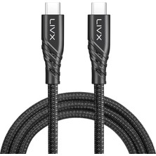Delixa Livx Turbo Serisi 100W 5A Type C To Type C Pd 2.0 5 Gbps 2 Metre Hızlı Şarj ve Data Kablosu Bo-02