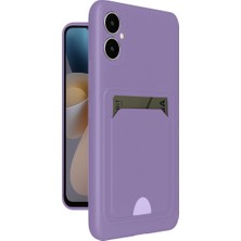 Alem Samsung Galaxy A05 Kelvin Kartvizitli Silikon - Lila