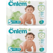 Delixa Önlem Botanika Bebek Bezi Ikili Jumbo Paket Junior 32 Adet