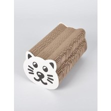 Delixa Glipet Oluklu Karton Kedi Tımalama 12X23X12 cm Kedi Kafası