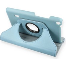 Alem Huawei Mediapad T3 7 Kılıf 360 Tablet Deri Kılıf - Turkuaz