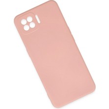 Bg Arzenis Arzenis  Oppo A73 Kılıf Nano Içi Kadife Silikon - Pudra 9968547