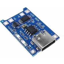 Delixa TP4056 3,7V Şarj Devresi - Korumalı Mod Type-C