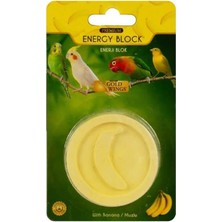 Delixa Gold Wings Premium Kuşlar Için Enerji Bloğu Gaga Taşı Muzlu