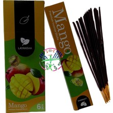 Delixa Layansaa Mango (Fresh) Kokusu Özel Aroma Kokusu Agarbatti Arınma 20 Adet 1 Paket Çubuk Tütsü