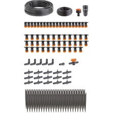 Delixa Buffer® 15 Metre Bahçe Dekorasyon Damlama Çim Sulama Sistemi Seti Hortum ve Ek Parçaları