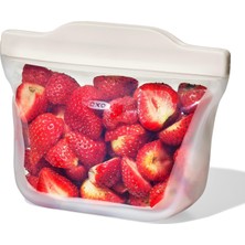 Delixa Oxo Oat Snack Stand Up Silicone Reusable Bag 12OZ, 1 Ea