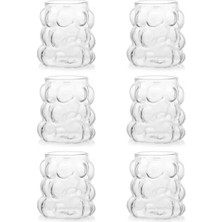 Braventa Collection Orret Home 75 ml 6'lı Üzüm Bardak Seti, Bubble Bardak, Bulut Bardak, Kahve Yanı Sunum Bardağı, Zarif