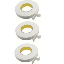 Delixa Usin 3 Adet Çift Taraflı Yapıştırma Köpük Bantı -Tablo Asmak Şerit LED Montaj Yapıştırıcı Bandı (16M