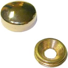 Alem Vida Kapama Kapağı 15 Mm, Sarı - 10 Adet