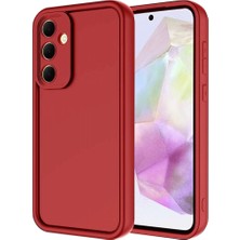Alem Samsung Galaxy A56 Kılıf Viera Silikon - Kırmızı