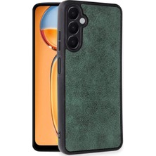 Alem Samsung Galaxy A36 Kılıf Aras Deri Kapak - Koyu Yeşil