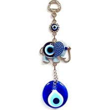 Luord-Store Cam Nazar Boncuklu Filli Mini Duvar Süsü