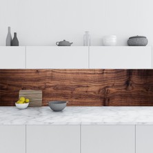 Delixa Mutfak Tezgah Arası Folyo Fayans Kaplama Folyosu Ahşap Tahta Doku 60X500 cm