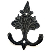 Alem Antika Tarz Dekoratif Pirinç Çam Figürlü Askı - 98X57 Mm, Oksit