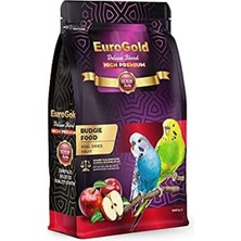 Delixa Eurogold Deluxe Blend Gerçek Elmalı Premium Muhabbet Kuşu Yemi, 1 kg