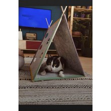 Delixa Bypet Cattent Kedi Oyun Çadırı ve Evcil Hayvan Yatağı