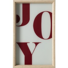 Delixa Mudo Concept Joy Dekoratif Tepsi 25 x 40 cm