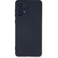 Alem Samsung Galaxy A33 5g Kılıf Nano Içi Kadife Silikon - Lacivert