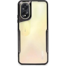 Alem Oppo A38 Kılıf Boyi Silikon Kapak - Siyah
