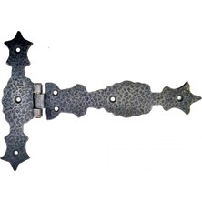 Alem Antika Tarz Dekoratif Pirinç Kuyruklu Zambak Menteşe - 175X248 Mm, Oksit
