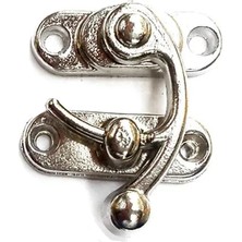 Alem Yay Gözü, Tavla, Ahşap Kutu Klipsi - Minik 20X24 Mm, Nikel, 1 Adet