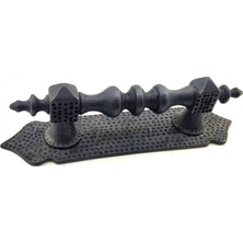 Alem Antika Tarz Dekoratif Pirinç Ağır Kapı Çekme Kolu - 280X65 Mm, Oksit