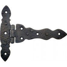 Alem Antika Tarz Dekoratif Pirinç Kuyruklu Düğmeli Menteşe No2 - 138X167 Mm, Oksit