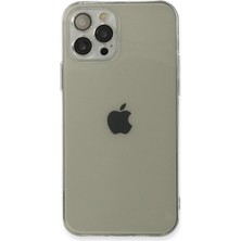 Alem Iphone 12 Pro Kılıf Fly Lens Silikon - Şeffaf
