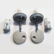 E.C.A Serel Klozet Kapak Menteşe Seti - Alt Kısım