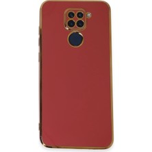 Alem Xiaomi Redmi Note 9 Kılıf Volet Silikon - Kırmızı