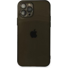 Alem Iphone 12 Pro Kılıf Fly Lens Silikon - Siyah