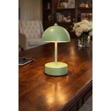 Akyz Aydınlatma Mantar Model Pilli Aç-Kapa Tuşlu Masa Lambası Proje Salon Yatak Odası Kafe Abajur