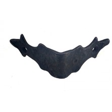 Alem Antika Tarz Dekoratif Pirinç Gönye - Yan, Oksit