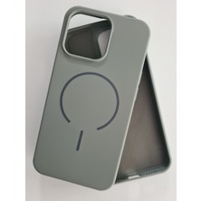 Pirok Store iPhone 13 Pro Magsafe Uyumlu Yumuşak Soft Mükemmel Manyetik Esnek Lansman Silikon Kılıf