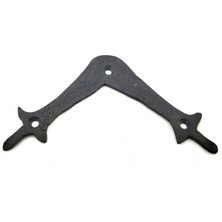 Alem Antika Tarz Dekoratif Pirinç Zambak Gönye - Üst, 107X107 Mm, Oksit