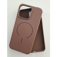 Pirok Store iPhone 13 Pro Magsafe Uyumlu Yumuşak Soft Mükemmel Manyetik Esnek Lansman Silikon Kılıf