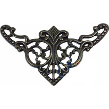 Alem Dekoratif Köşe Süsü, Köşelik - Büyük, 31X55MM, Antik, 1 Adet