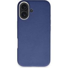 Alem Joko Iphone 16 Wonder Deri Magsafe Kapak - Lacivert