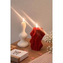 Takium Ikili Özel Set Doğal Soya Wax Vanilya Kokulu Mum