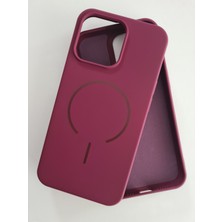 Pirok Store iPhone 13 Pro Magsafe Uyumlu Yumuşak Soft Mükemmel Manyetik Esnek Lansman Silikon Kılıf