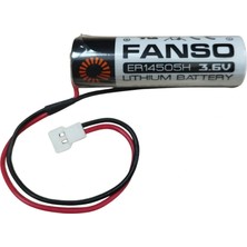 Alem Fanso ER14505H Kablolu Konnektörlü (51005-2P) 3.6V Lithium Pil (Li-Socl2)