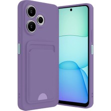 Alem Xiaomi Redmi 13 4g Kılıf Kelvin Kartvizitli Silikon - Lila