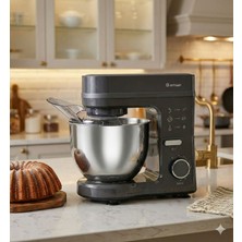 Emsan Profesyonel 1500W Hamur Yoğurma Makinesi 5 Litre Geniş Hazneli 6 Hız Kademeli Güçlü Motor